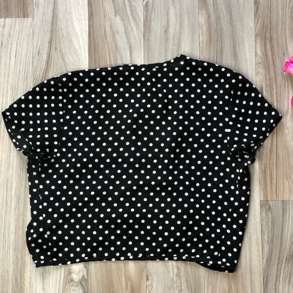 Vintage BCBG max  Azria polkadot crop top - Picture 6 of 6